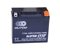 OUTDO (HUAWEI) YT20L-4 (MF) AGM 12V, 20Ah akumuliatorius