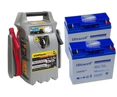 Gys Ultracell Paleidėjas GYSPACK TRUCK su ULTRACELL 2 X 12V 22Ah akumuliatoriais