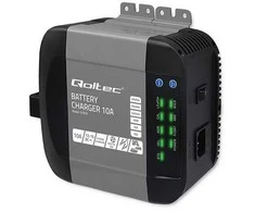 Qoltec Smart Monolith įkroviklis (51958) 12V, 10A skirtas LiFePO4, AGM, GEL, SLA akumuliatoriams