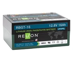 RELION RBGT16 12.8V 16Ah Lithium Ion gilaus iškrovimo akumuliatorius