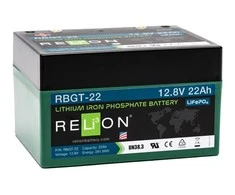 RELION RBGT22 12.8V 22Ah Lithium Ion gilaus iškrovimo akumuliatorius