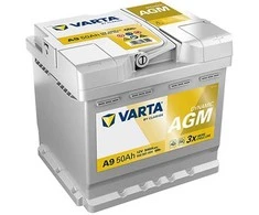 VARTA A9 AGM (550901054) 50Ah 540A akumuliatorius