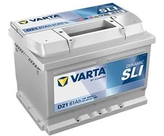 VARTA Dynamic SLI D21 (561400060) 61Ah akumuliatorius