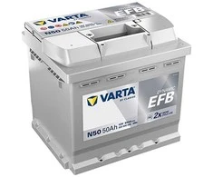 VARTA START STOP N50 (550501055) 50Ah 550A (EN) 12V EFB akumuliatorius
