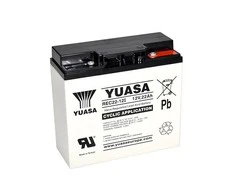 YUASA REC22-12 12V 22Ah AGM VRLA akumuliatorius