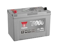 YUASA YBX5334 Sidabrinis 100Ah 830A (EN) akumuliatorius