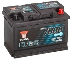 YUASA YBX7096 EFB 75Ah 700A (EN) akumuliatorius