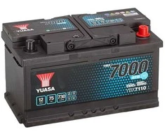 YUASA YBX7110 EFB 75Ah 730A (EN) akumuliatorius