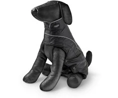 Pelė Rogz Snowskin Bone juoda striukė 25cm