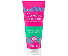 Intymios higienos prausimo želė Carefree Duo Effect su žaliąja arbata ir alavijais, 200ml