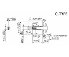 Benzininis variklis HONDA GX270, 25,4mm velenas