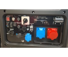 Itcpower Kompak KGG90Ei-DF dvikuris trifazis inverterinis generatorius su ATS – 8,9 kW, 400/230V, benzinas / dujos