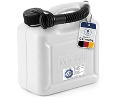 Plastikinis kuro bakelis 5 L hünersdorff, permatomas (UN, E10)