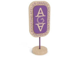 Plakatas Djeco - AGA wooden logo