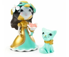 Djeco Arty Toys figūrėlės - Princeses - Eva ir katė