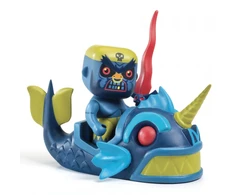 Djeco Arty Toys figūrėlės - Laukiniai kariai - Baisuoklis ir Pabaisų valtis