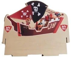 Plakatas Djeco - Arty Toys Pirates Ekranas board