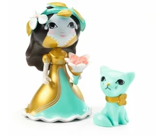 Djeco Arty Toys figūrėlės - Princeses - Eva ir katė