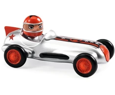 Djeco Crazy motors - Žaislinė mašinėlė - Sidabrinis Super Greitis