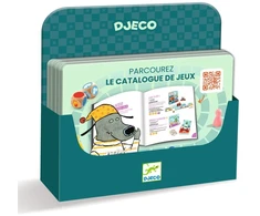 Plakatas Djeco games - Ekranas + postcards (EN)