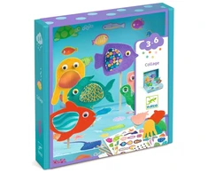 Djeco Koliažai - Linksmas akvariumas