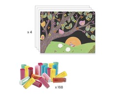 Djeco Minkšti koliažai - Pomponų sprogimas ( DJ09872 )