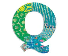 Djeco medinė raidė - Q ( DD04826 )