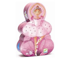 Djeco Siluetų dėlionė - Balerina (36 detalių) ( DJ07227 )