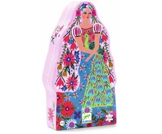 Djeco Siluetų dėlionė - Princesė ir povas (36 detalių) ( DJ07300 )