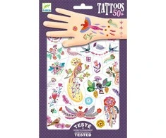 Laikinosios tatuiruotės DJECO Ryškūs paukščiai ( DJ09615 )