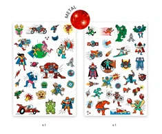 KNYGA Djeco Tatuiruotės - Superherojai (50+ tatuiruočių) ( DJ09614 )