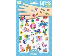Djeco Tatuiruotės - Vaivorykštė (50+ tatuiruočių) ( DJ09617 )