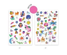 Djeco Tatuiruotės - Vaivorykštė (50+ tatuiruočių) ( DJ09617 )