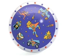 Djeco Žaislinis kamuolys - Superherojai (22 cm ø)