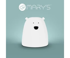 Ecolights MARY'S LED Naktinė lempa - Baltasis lokys