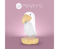 Ecolights MARY'S LED Naktinė lemputė ir Bluetooth garsiakalbis - Tukanas