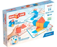 Geomag Magnetiniai kaladėlės - Kaladėlės ir kortelės (16 vnt.)