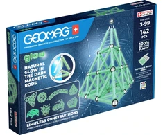 Geomag Magnetinis konstruktorius - Šviečiantis tamsoje (142 vnt.)