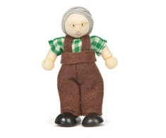 Le Toy Van Mažos medinės Budkins lėlės - Senelis ( BK1001 )