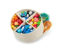 Viga New Classic Toys Įvairiaspalvių karoliukų rinkinys