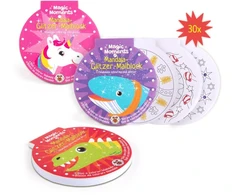Trendhaus Magic Moments - Spalvinimo knygelė - Blizgančios mandalos (1 vnt., 3 dizainai)