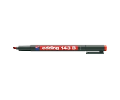Edding 143 B OHP Marker Permanent 1-3 mm. raudonas 1vnt.