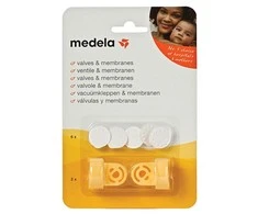 Medela Atsarginiai Vožtuvai Ir Membranos 1x6 + 2vnt.