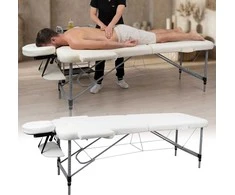2-Section Aluminum Massage Table inSPORTline Morrani (186 × 60 × 62.5–85.5 cm)