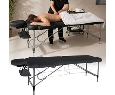 2-Section Aluminum Massage Table inSPORTline Morrani (186 × 60 × 62.5–85.5 cm)