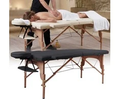 2-Section Wooden Massage Table inSPORTline Orashi (186 × 60 × 62.5–85.5 cm)