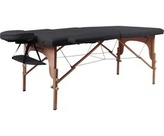 2-Section Wooden Massage Table inSPORTline Orashi (186 × 60 × 62.5–85.5 cm)