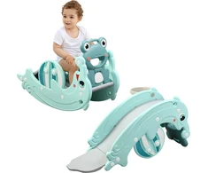3-in-1 Children’s Slide &amp; Swing Set inSPORTline Frofino