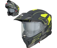 3-in-1 Flip-Up Motorcycle Helmet W-TEC Neovu Graphic