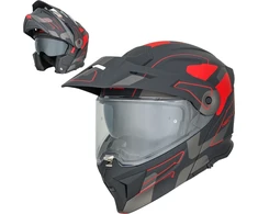 3-in-1 Flip-Up Motorcycle Helmet W-TEC Neovu Graphic